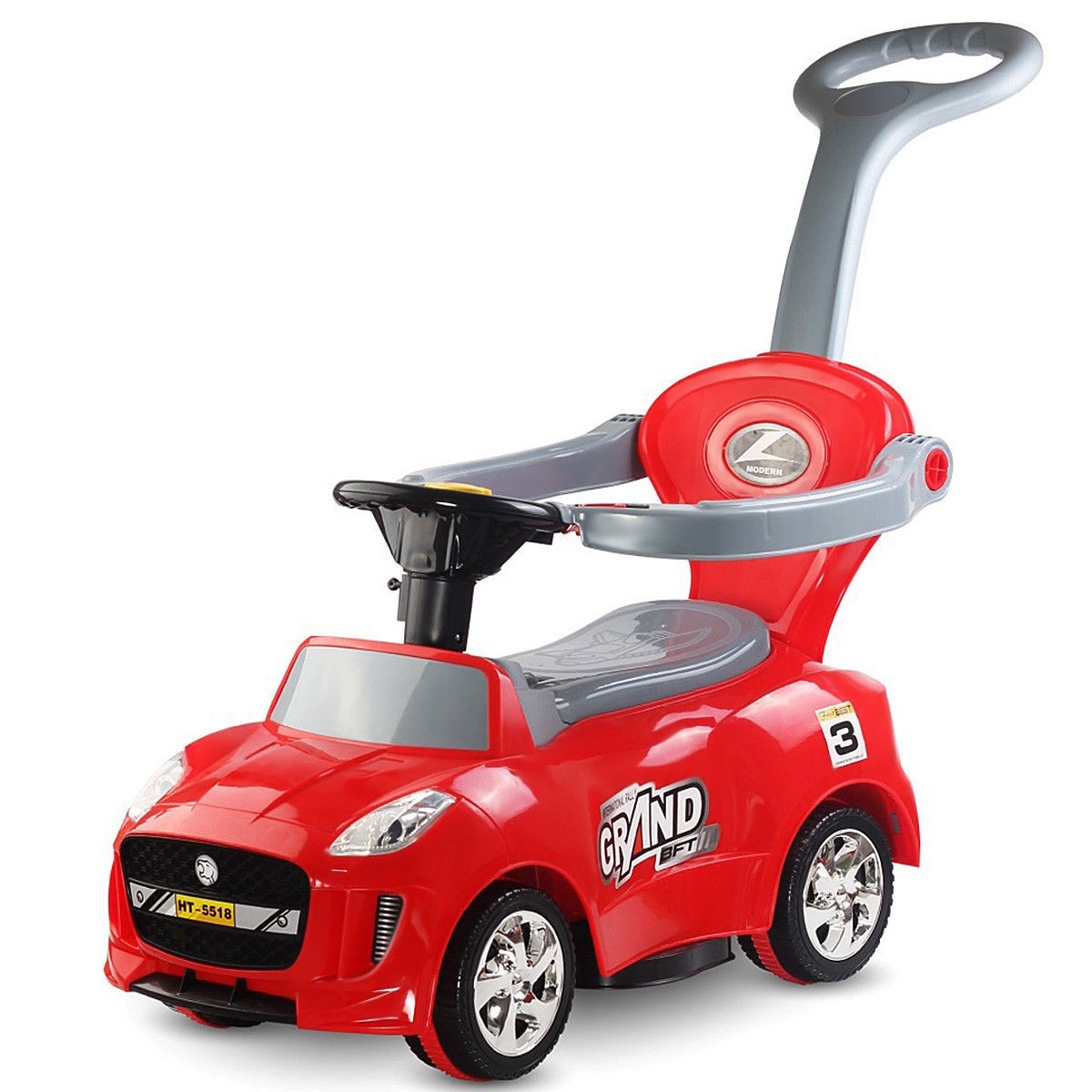 3 In. 1 Kids Ride On Push Car Stroller Toddler Wagon