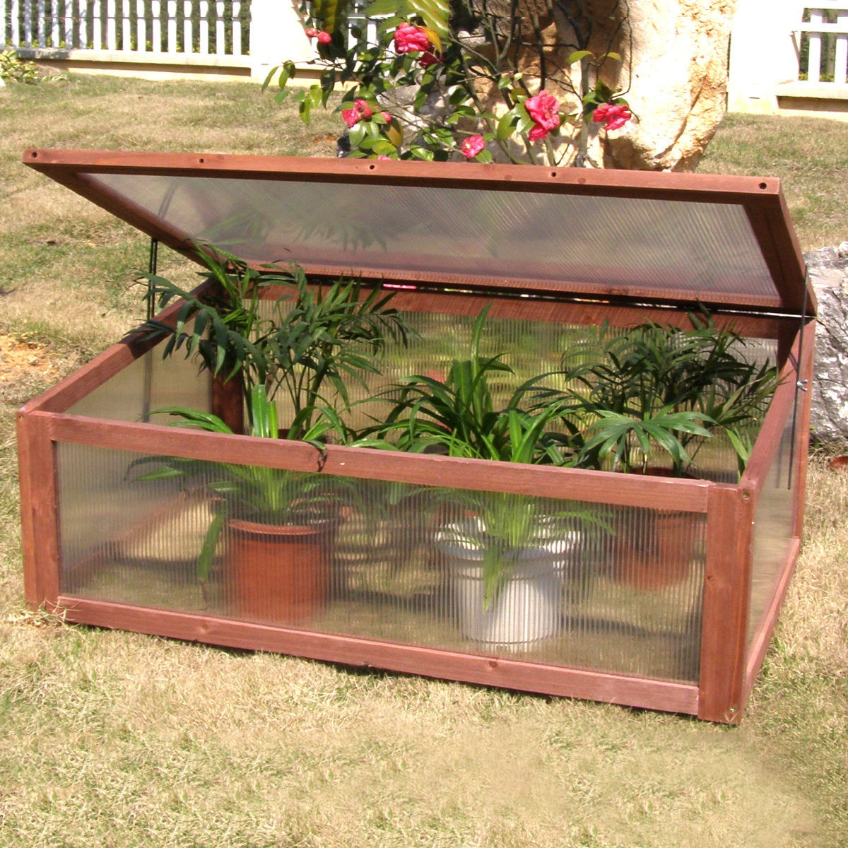 Garden Portable Wooden Greenhouse