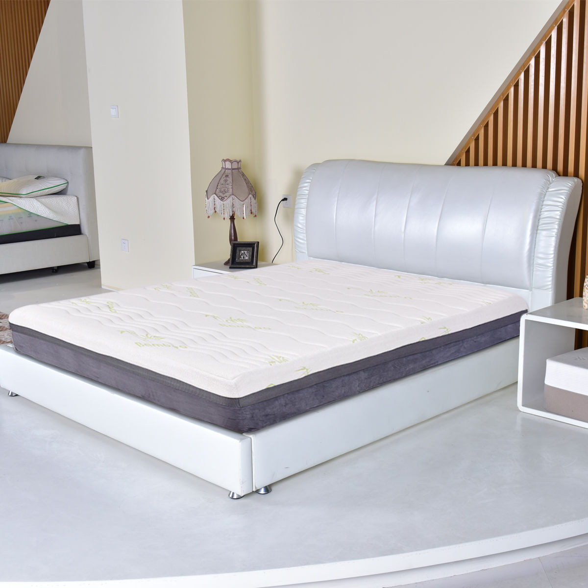 Five Size 10 In. Memory Foam Bamboo Fiber Mattress