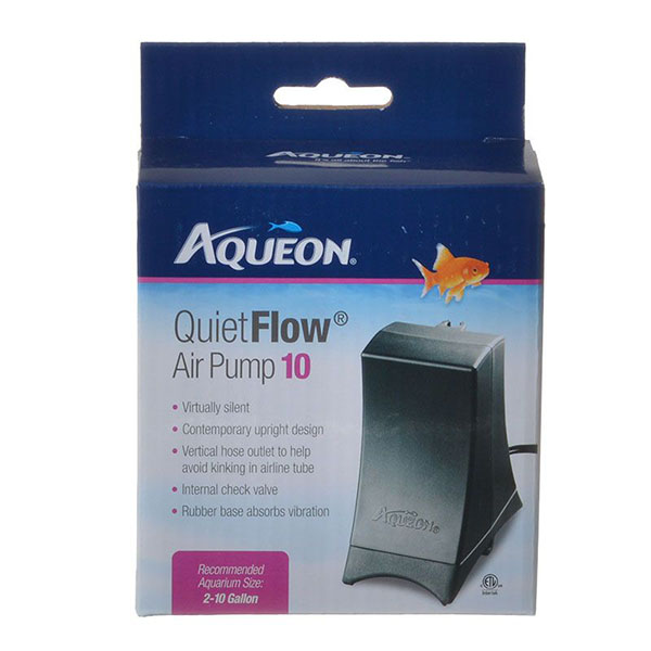Aqueous Quiet Flow Air Pump - Air Pump 10 - 2-10 Gallon Aquariums