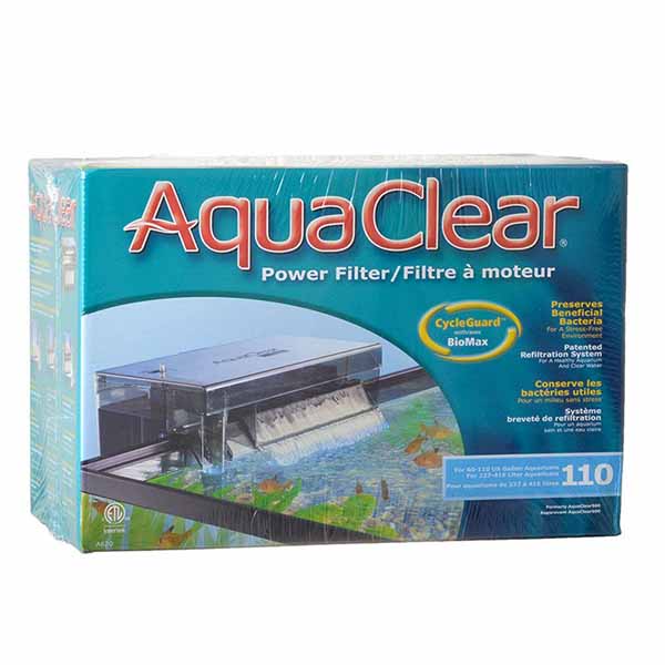Aqua clear Power Filter - Aqua clear 110 - 500 GP H - 60 - 110 Gallon Tanks
