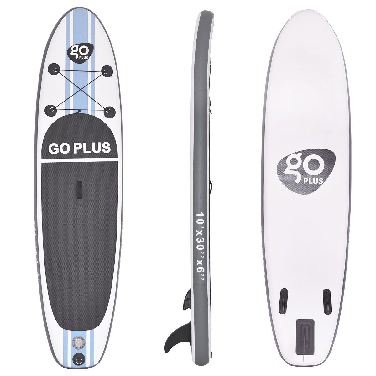 Goplus 10 Ft. Inflatable Stand Up Paddle Board SUP W / 3 Fins