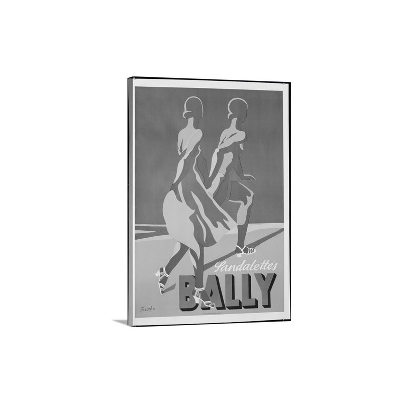 Advertisement for Bally sandals, 1935 Wall Art - Canvas - Gallery Wrap