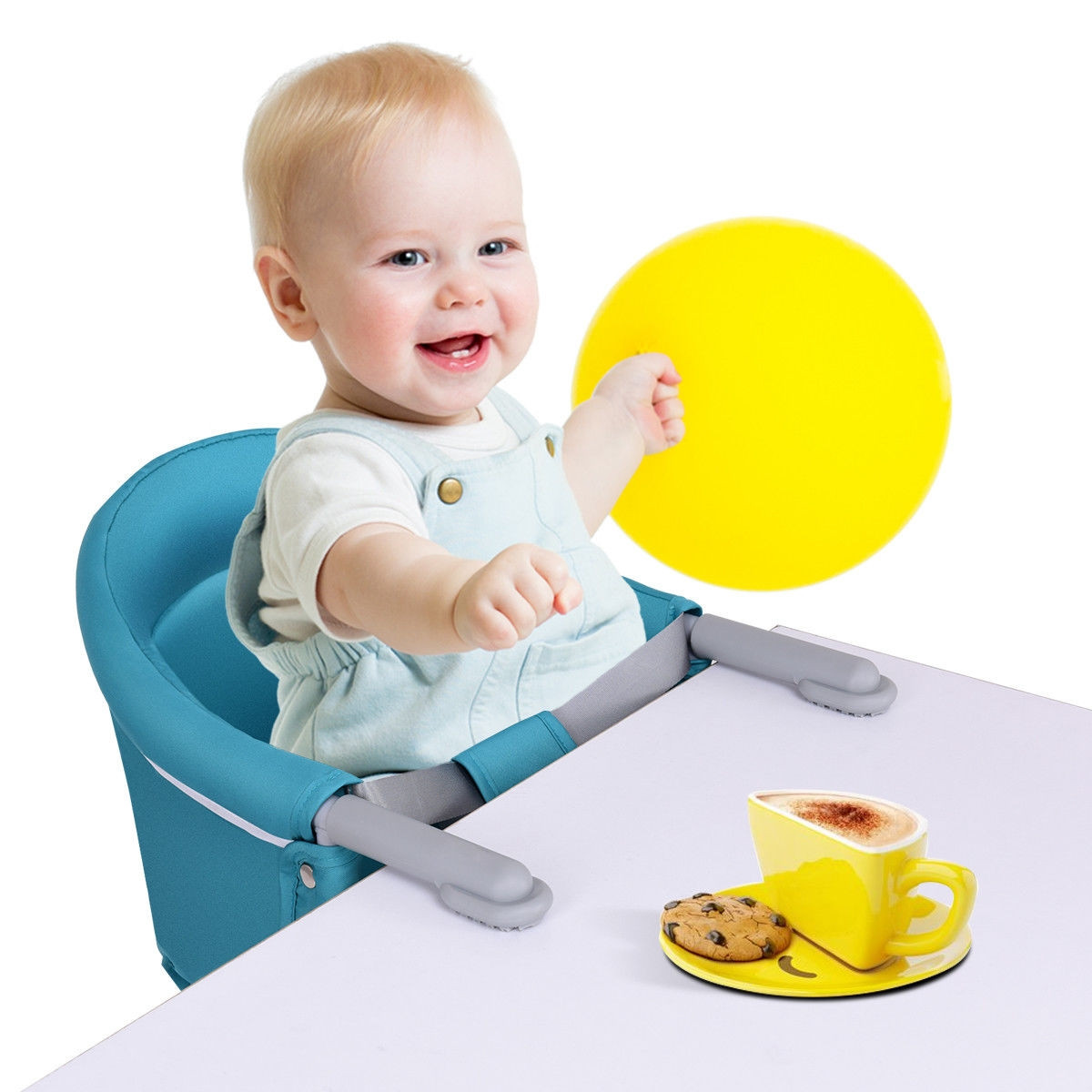Foldable Portable Hook On Baby Table Chair