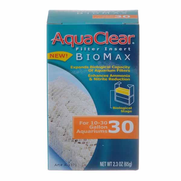 Aqua-clear Bio Max Filter Insert - Bio Max 30 - Fits Aqua Clear 30 and 150 - 4 Pieces