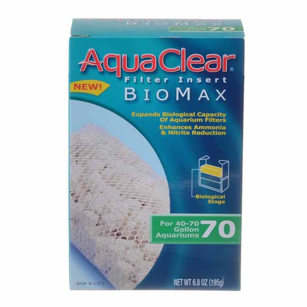 Aqua clear Bio Max Filter Insert - Bio Max 70 - Fits Aqua Clear 70 and 300 - 2 Pieces