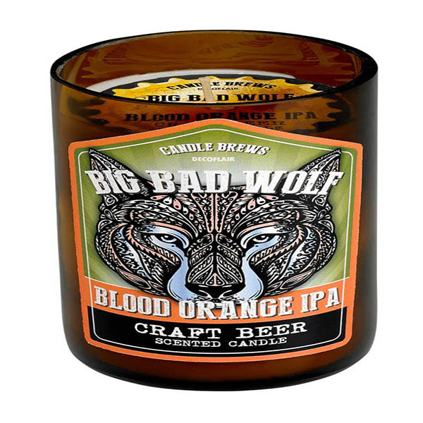Blood Orange IPA Beer Scented Candle
