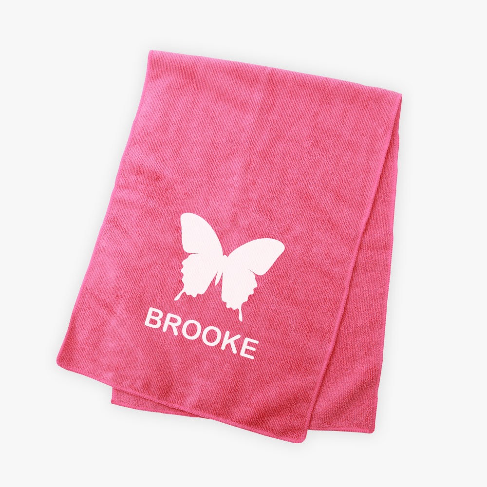 Butterfly Kids Bright Microfiber Terry Sport Towel