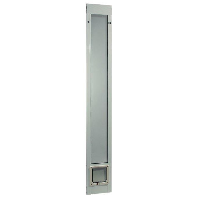 Ideal Pet Fast Fit Pet Patio Door Small White Frame 77 Five Eighth To 80 Three Eighth Inches
