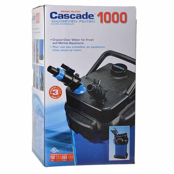 Cascade Aquarium Canister Filters - Cascade 1000 - 100 Gallons - 265 G P H