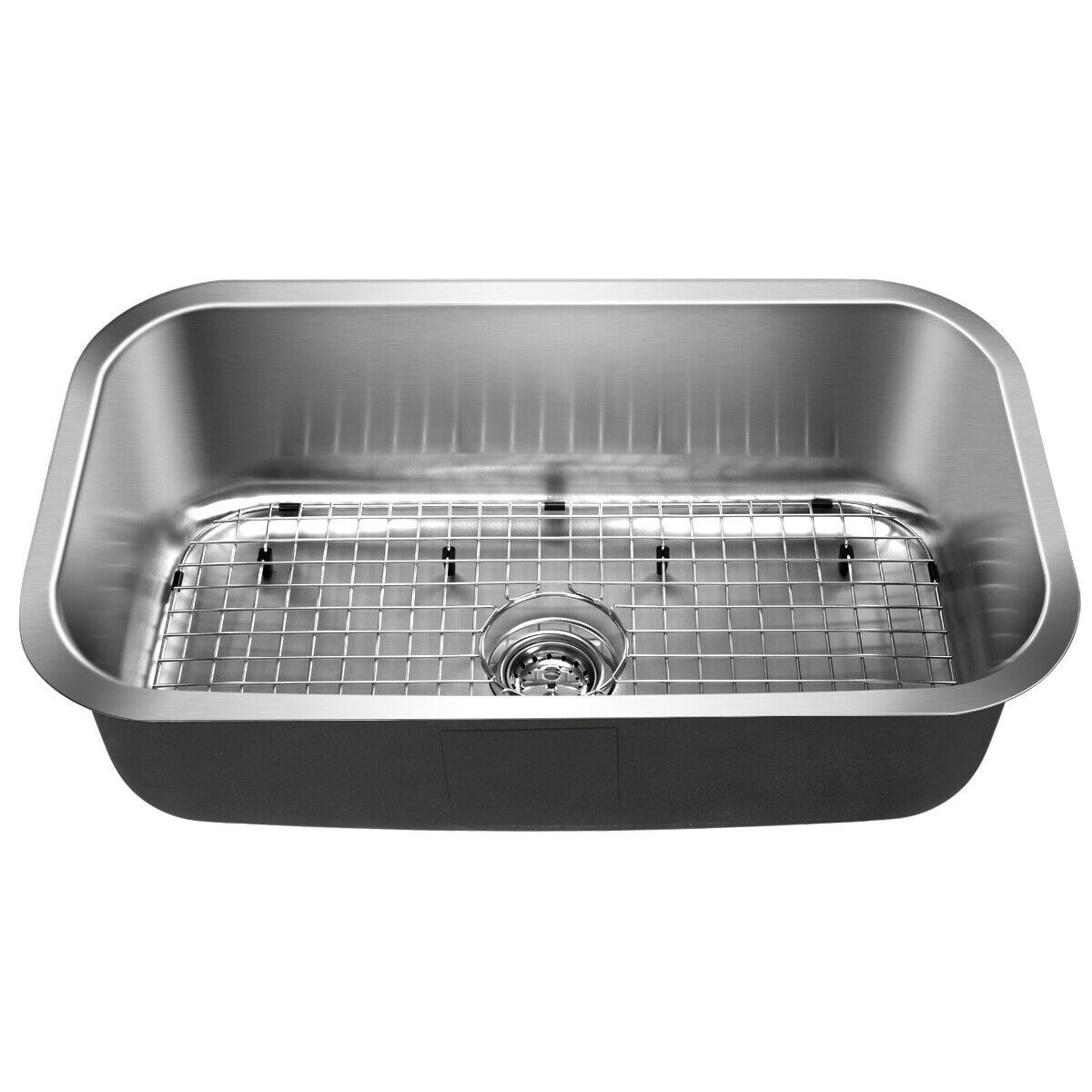 31 In. Stainless Steel Single Bowl Kitchen Sink Basin