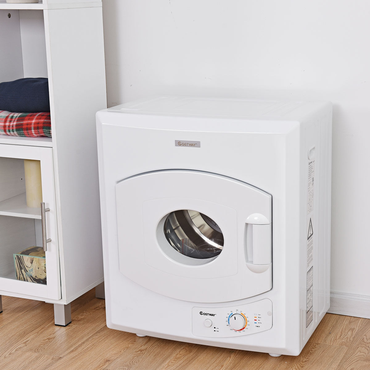 Electric Tumble Compact Laundry Dryer Stainless Steel Wall Mounted