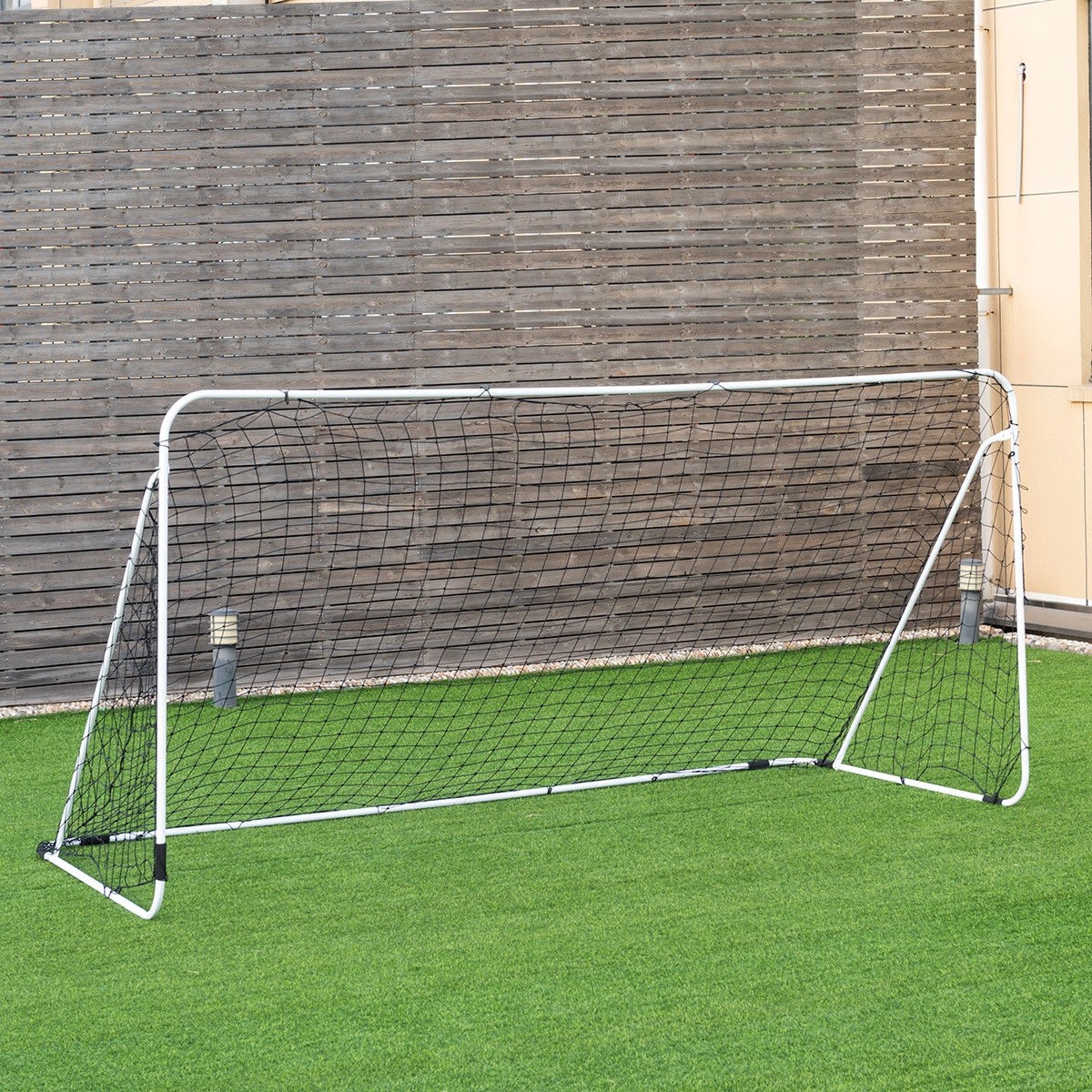 Outdoor Sports Weatherproof Steel Football Goal Net