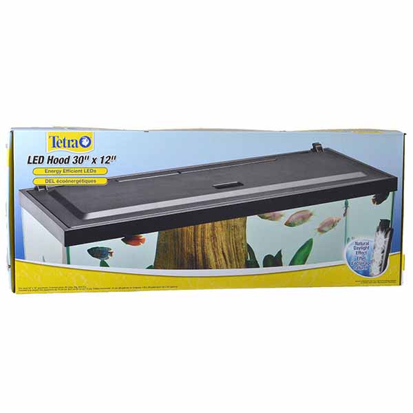 Tetra Natural Daylight Hood with LED Lighting - For 30 in. Long x 12 in. Wide Aquariums