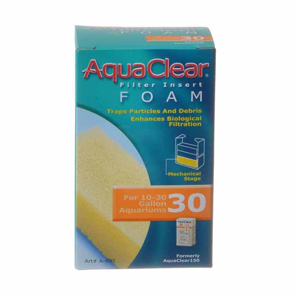 Aqua clear Filter Insert Foam - For Aqua clear 30 Power Filter - 10 Pieces