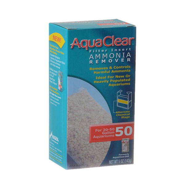 Aqua clear Ammonia Remover Filter Insert - For Aqua clear 50 Power Filter - 4 Pieces