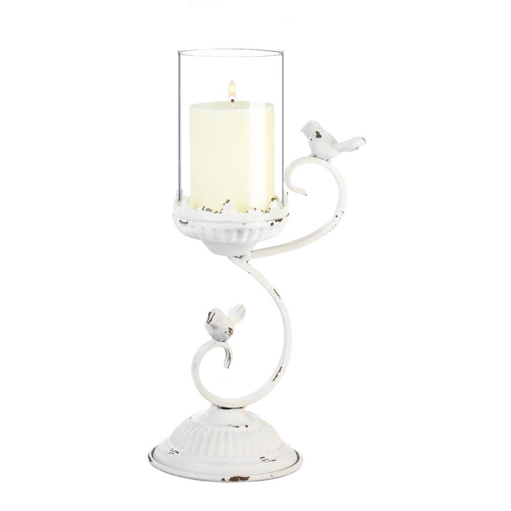 French Country Hurricane Candle Holder