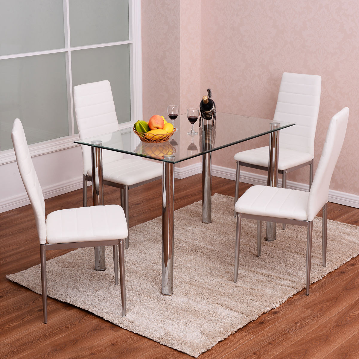 5 Pcs Dining Set With A Simple Design