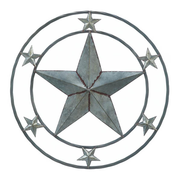 Galvanized Star Wall Decor