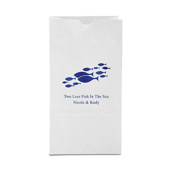 Of All The Fish In The Sea Block Bottom Gusset Paper Goodie Bags - Package of 25