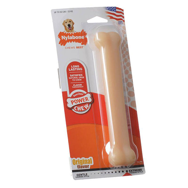 Nylabone Dura Chew Dog Bone - Original Flavor - Giant - 1 Pack - 2 Pieces