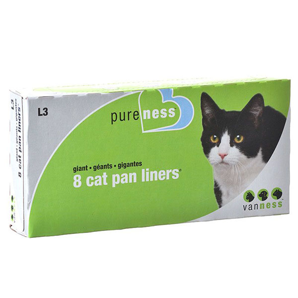 Van Ness Cat Pan Liners - Giant - 8 Pack - 4 Pieces