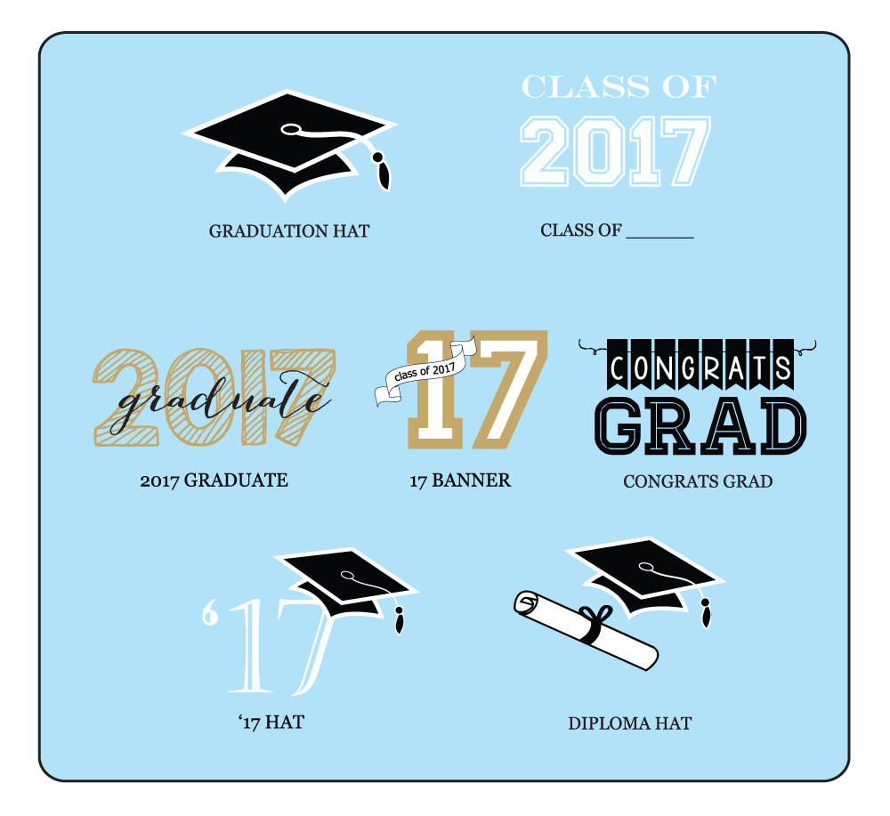 Personalized Graduation Candy Wrapper Covers - 24 Pieces