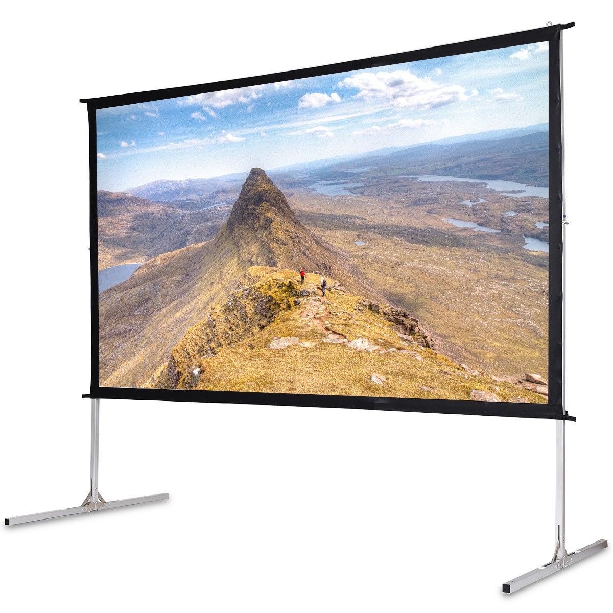 120 In. 16:9 Home Front Portable Foldaway Projector Screen