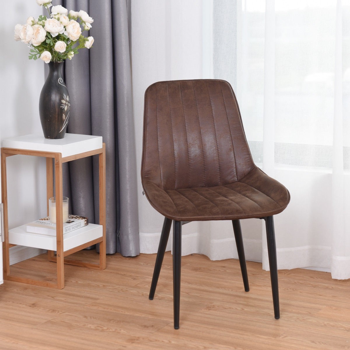 Modern Leisure Dining Chair Accent Armless Chair