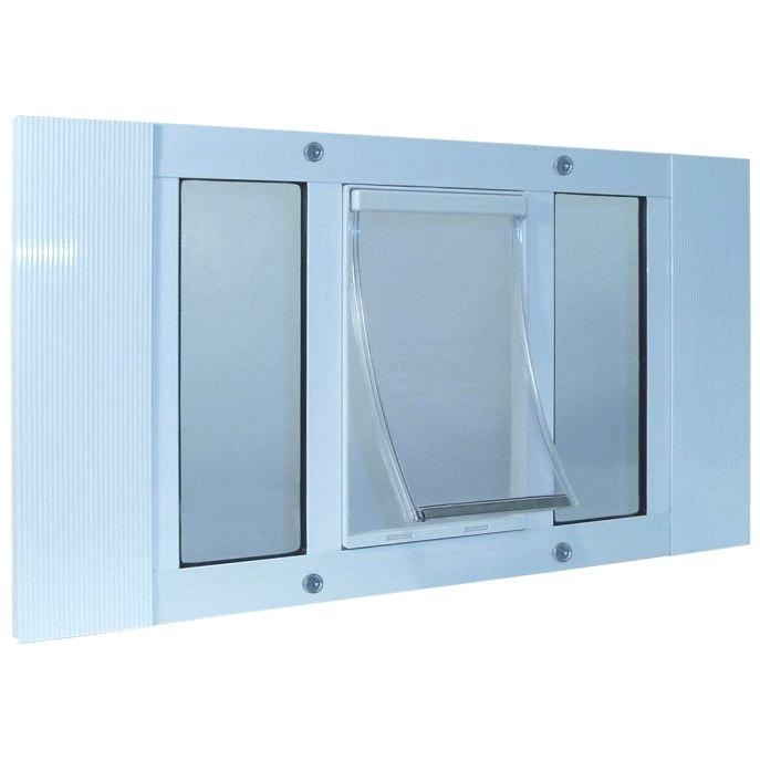 Ideal Pet Aluminum Sash Window Pet Door Small 27 32 Inches