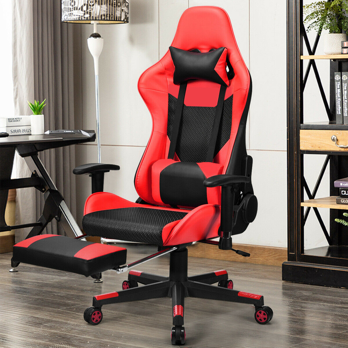 Massage Gaming Chair Reclining Racing Office Chair