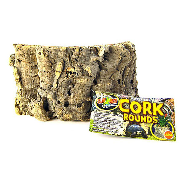 Zoo Med Natural Cork Rounds - Large - 10 in. - 13 in. Long