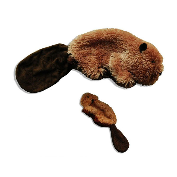 Kong Beaver Dog Toy - Large - 16 in. Long - 2 Pieces