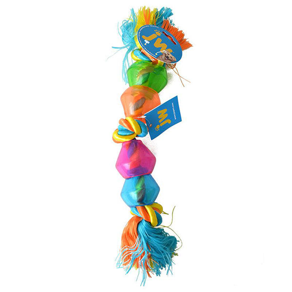 JW Pet Triple Knot Treat Pod Dog Toy - Large - 18 in. Long - 2 Pieces