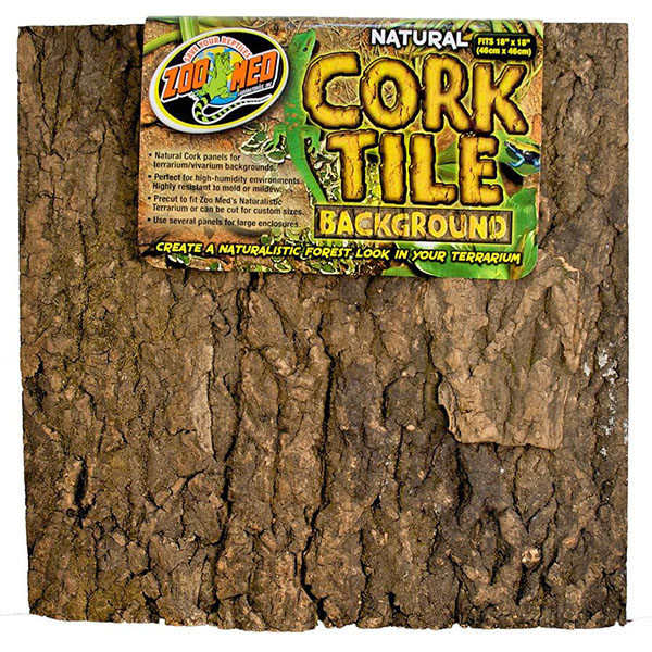 Zoo Med Natural Cork Tile Terrarium Background - Large - 18 in. Long x 18 in. Wide