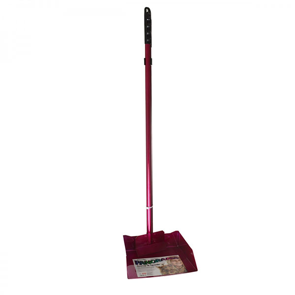 Flexrake Panorama Dog Scoop and Spade - Raspberry - Large - 3 in. Handle