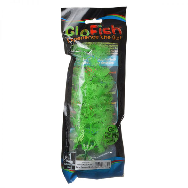 GloFish Green Aquarium Plant - Large - 7 in. - 8.5 in. High - 5 Pieces