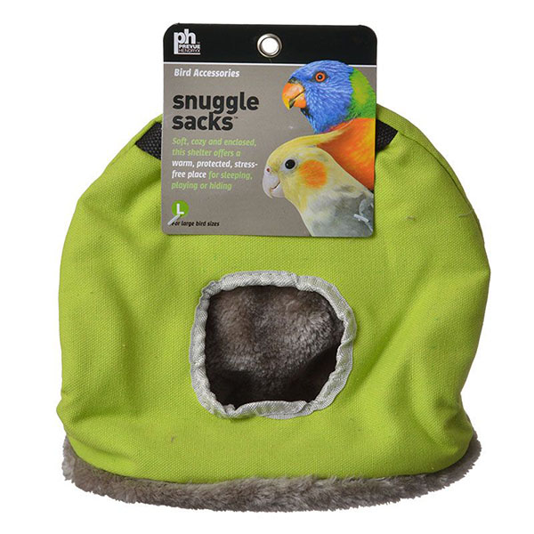Prevue Snuggle Sack - Large - 8.25 in. L x 6 in. W x 11 in. H - Assorted Colors - 2 Pieces