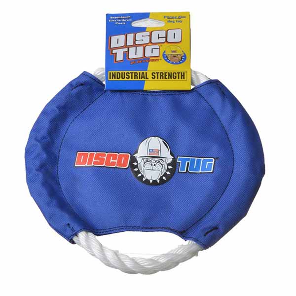 Petsport USA Disco Tug Dog Toy - Large - 9 in. Diameter - Assorted Colors - 3 Pieces