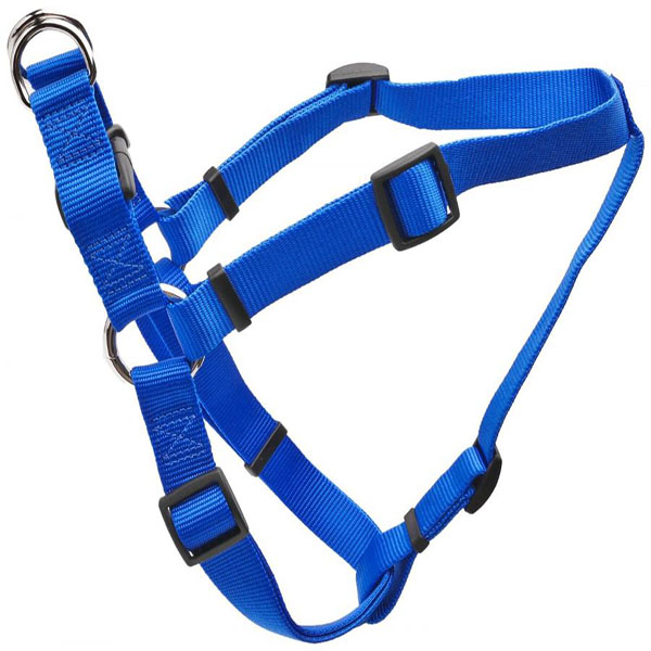 Tuff Collar Comfort Wrap Nylon Adjustable Harness - Blue - Large - Girth Size 26 in. - 40 in.