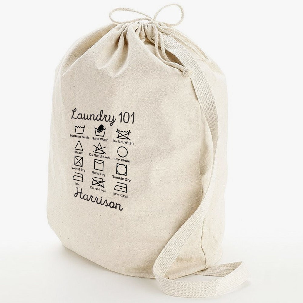 Laundry 101 Personalized Wash Bag w/ Shoulder Strap