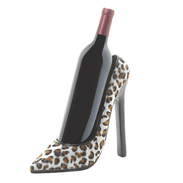Leopard Shoe Wine Holder