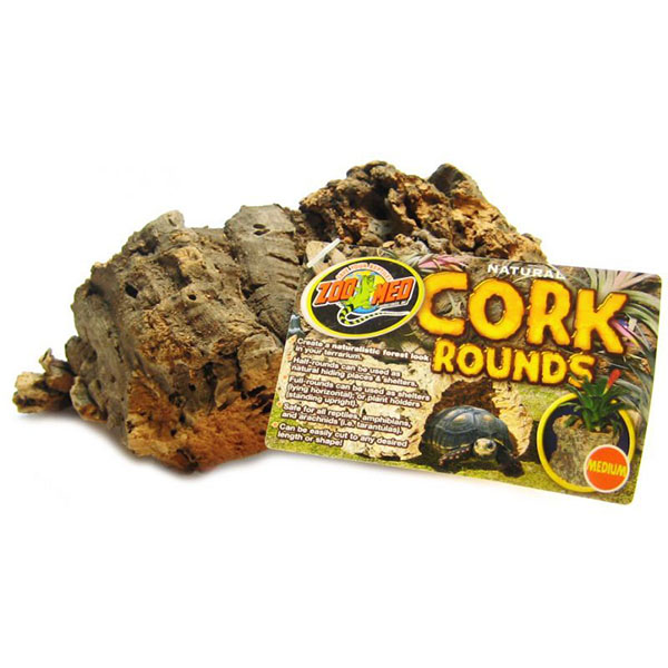 Zoo Med Natural Cork Rounds - Medium - 7 in. - 10 in. Long