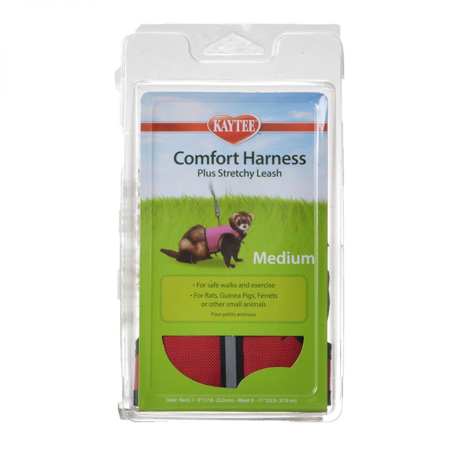 Kaytee Comfort Harness with Safety Leash - Medium - 7 in. - 9 in. Neck and 9 in. - 11 in. Waist