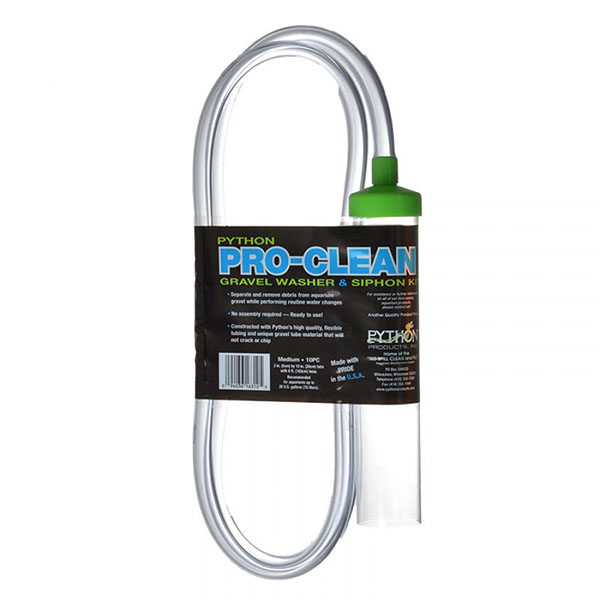 Python Pro-Clean Gravel Washer and Siphon Kit - Medium - Aquariums up to 20 Gallons - 10 in. L x 2 in. D