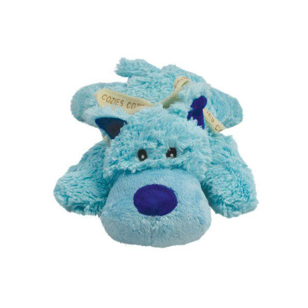 Kong Cozier Plush Toy - Bailey the Blue Dog - Medium - Bailey The Blue Dog - 2 Pieces