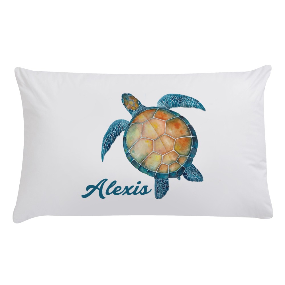Custom Sea Turtle Pillow Case
