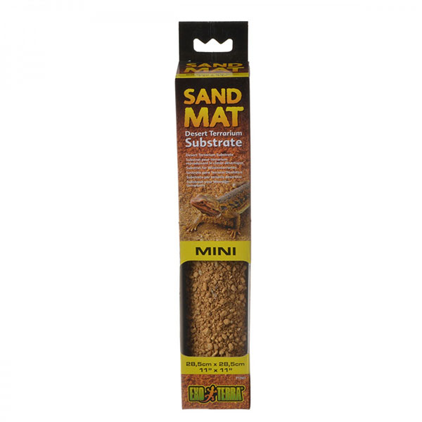 Exo-Terra Sand Mat Desert Terrarium Substrate - Mini - 11.2 in. L x 11.4 in. W