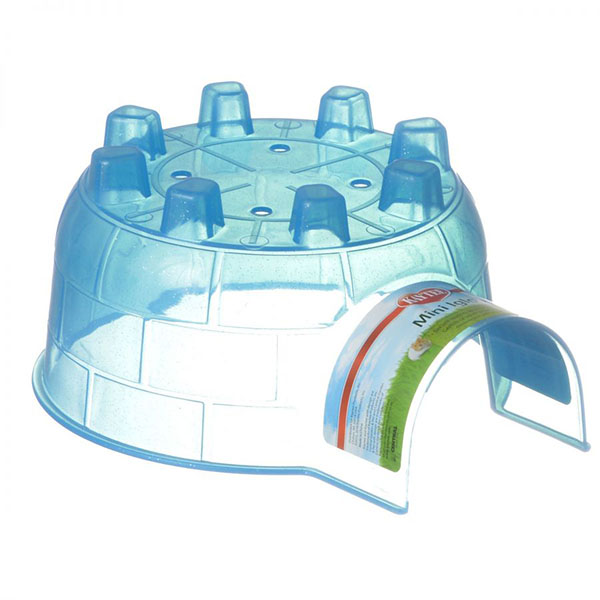 Kaytee Small Animal Igloo Hide Out - Mini Igloo - 6 in. L x 7.75 in. W x 4.5 in. H - 2 Pieces
