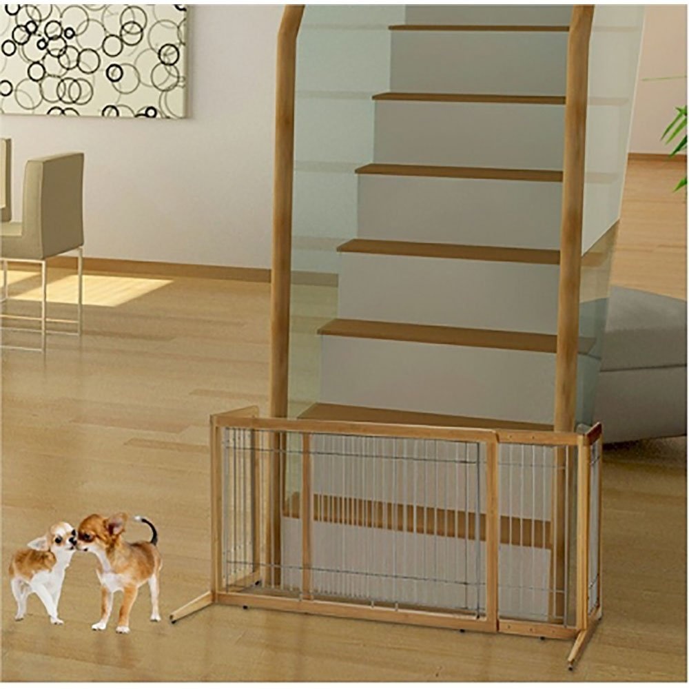 Bamboo Freestanding Pet Gate